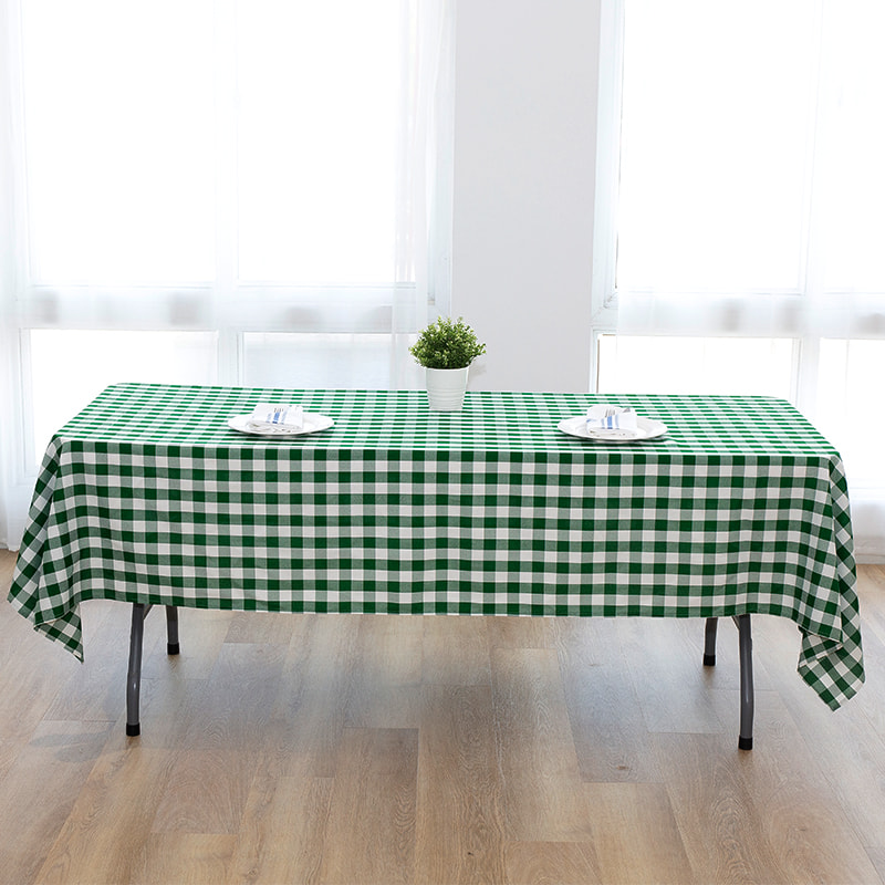 Manteles tejidos a cuadros rectangulares para fiesta de picnic de 60x102 pulgadas