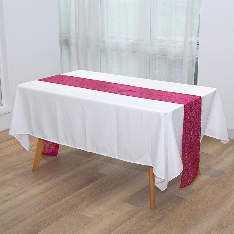 Bandera de mesa de lentejuelas